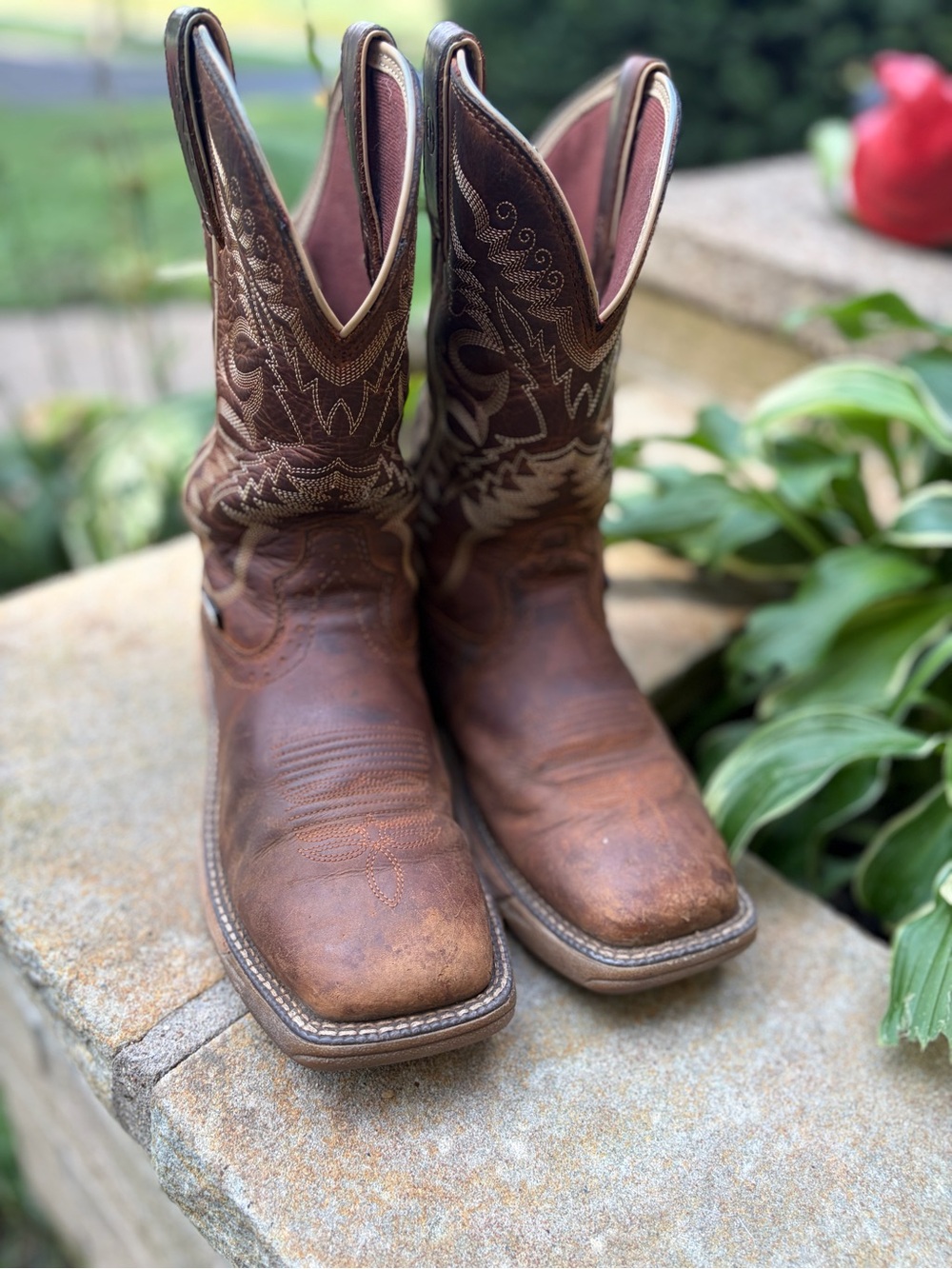 Justins Women’s/girls leather western Boots